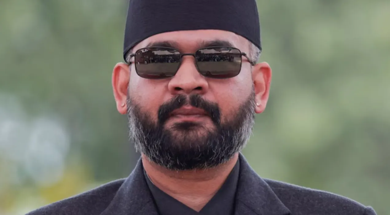 नेपाल की संसद को संबोधित करते प्रधानमंत्री बालेन शाह।